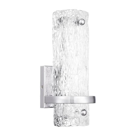 QUOIZEL Pell Integrated LED Polished Chrome Wall Sconce PCPLL8805C